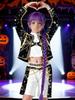 Kostým pro dívky Děti Hvězdy Vokální Rumi Cosplay Scénické oblečení Idol zpěváci Třídílná sada Trendový styl Halloweenská párty