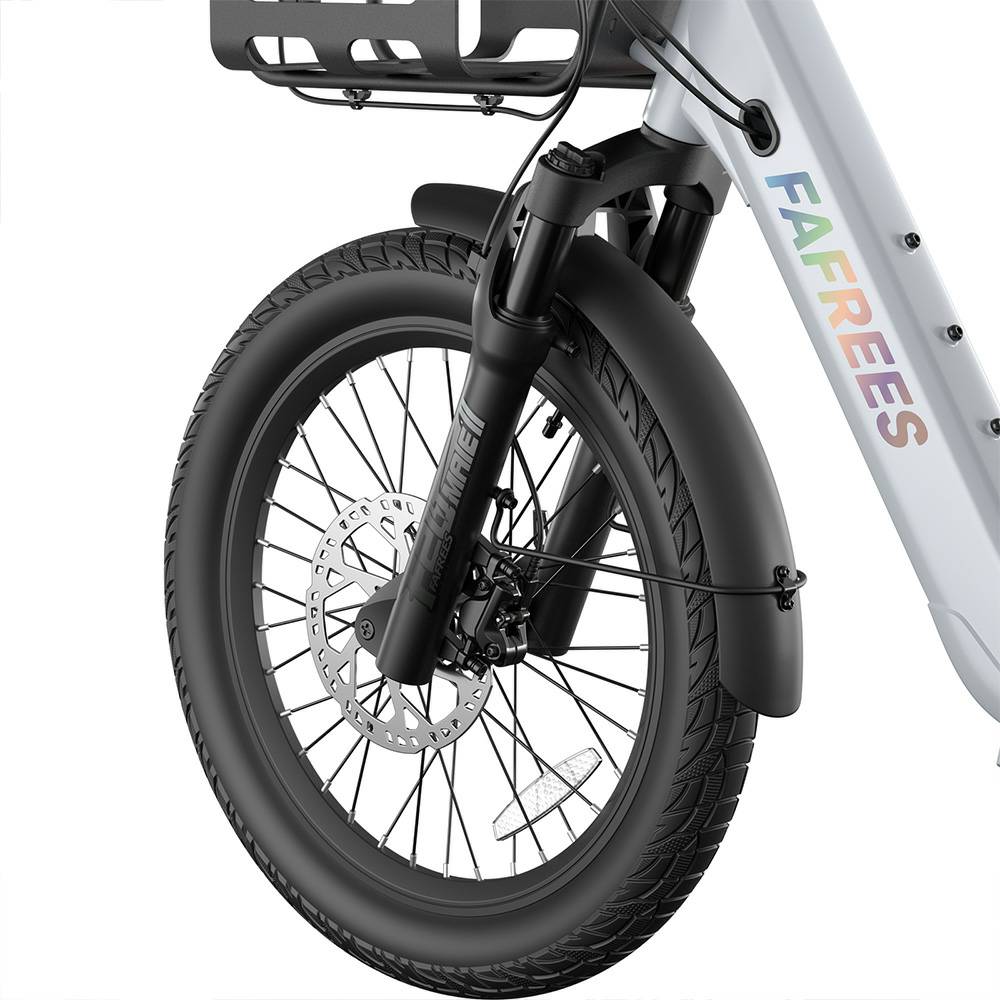 Bicicleta Eléctrica Fafrees F20 Mate Motor de 250W Frenos de Disco Doble Neumático de Aire 20"x2.5" Plegable E-Bike de Carga Pantalla LCD 48V 21Ah Carga Máxima 180Kg