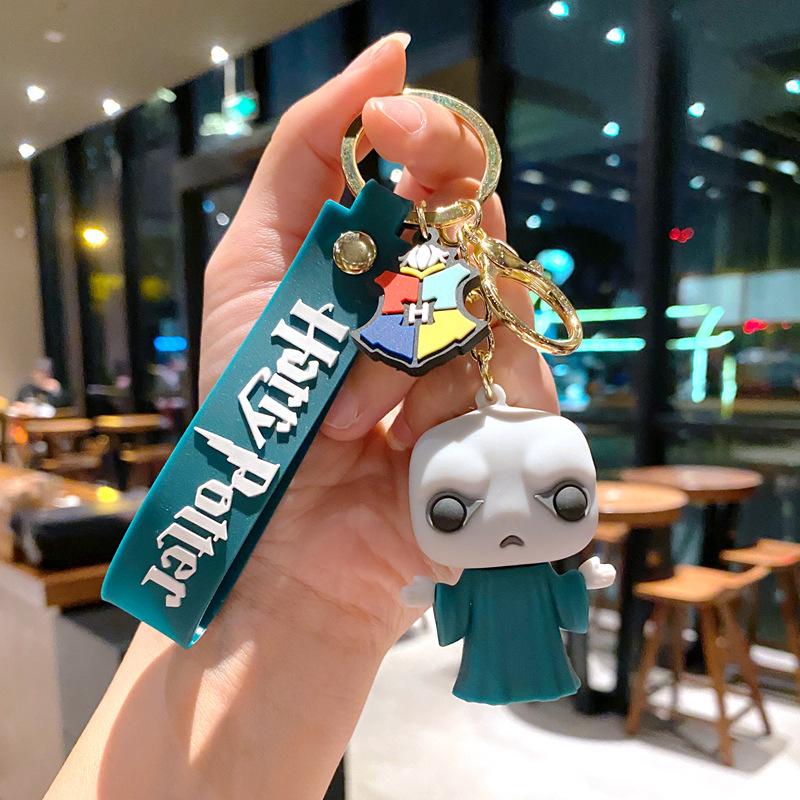 Creative Cartoon Rainbow Horse Unicorn Keychain Female Cute Ins Key Chain Student Schoolbag Pendant Small Gift