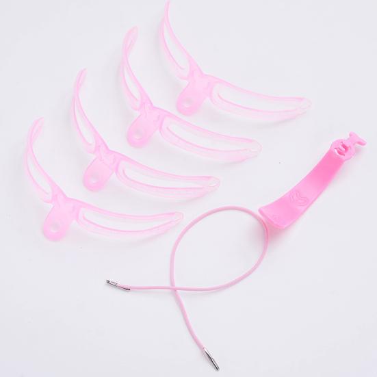 8Pcs Eyebrow Stencils Brow Rulers Professional Grooming Drawing Card Guides