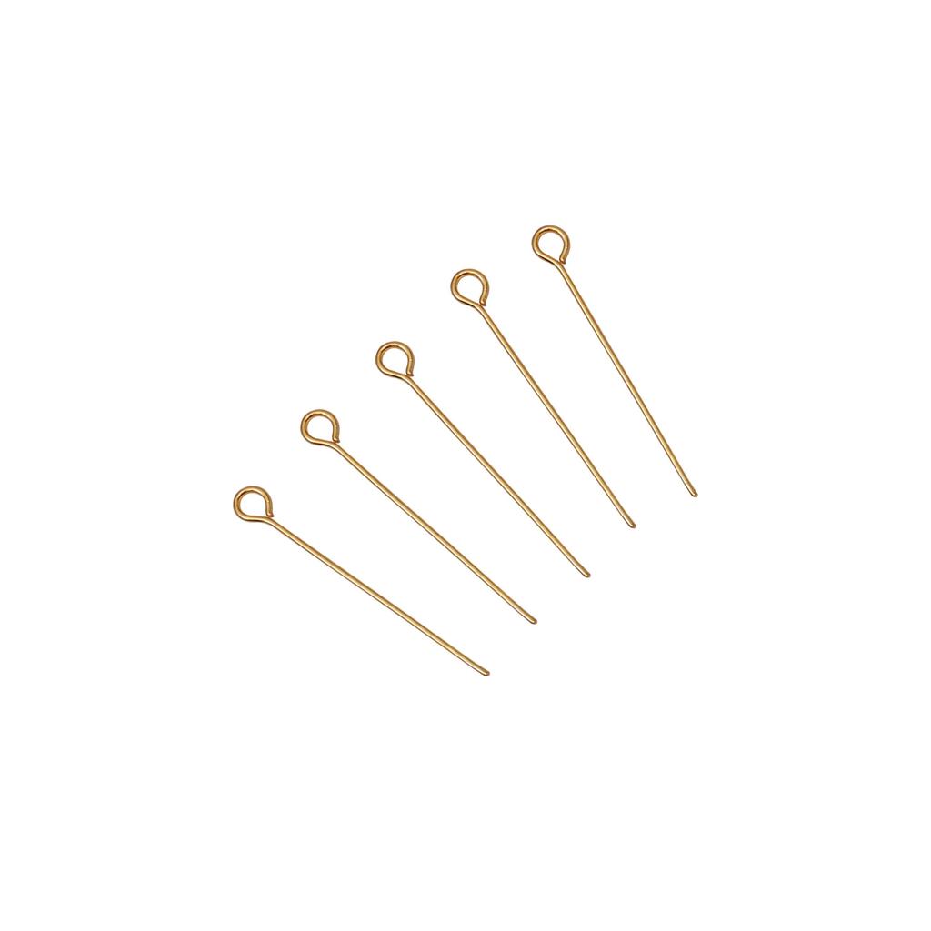 50/100Pcs Stainless Steel 9-Shape Needle Charm Accessories For DIY Necklace Bracelet Jewelry Making