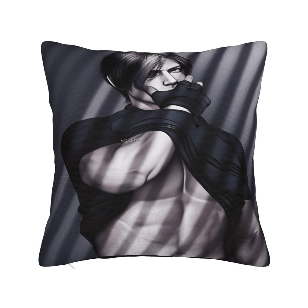 L-Leon Kennedys Pillowcases  Fashion Pillow Case For Sofa Home Decoration Comfy Pillow Cover