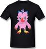 Digimon Adventure Men's Comfortable Short Sleeve Shirts Crew Neck Personality Fashion T Shirt
