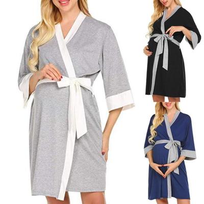 Pijama grande e confortável para gestantes