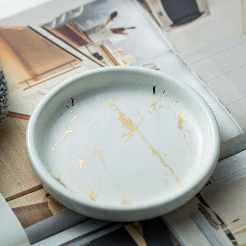 Lehká luxusní keramická krabička na mýdlo Snadno omyvatelná Vysoce kvalitní podnos na mýdlo Kulatý tvar Mýdlenka Kuchyně