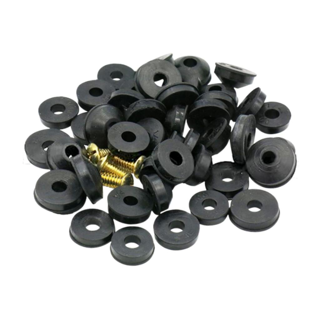 48 Pieces Rubber Faucet Washer Plumbing Repair Kit Easy to Replace with Screw Assorted Seal