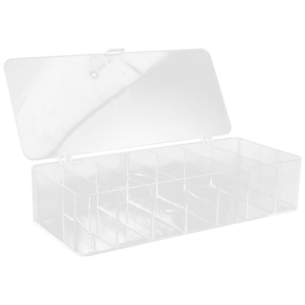 Tea Bag Holder Organizer Clear Acrylic Sugar Packets Storage Bin Box Coffee Bags Containers