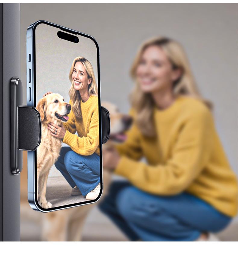 Universal Magnetic Phone Holder for Gym, Golf, Outdoor, and Cross-Border Use