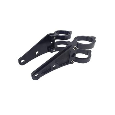 Motosiklet Çok Amaçlı Far Braketi, 41 Parça, Honda, Kawasaki, Suzuki, Siyah, Ön Çatal, Far