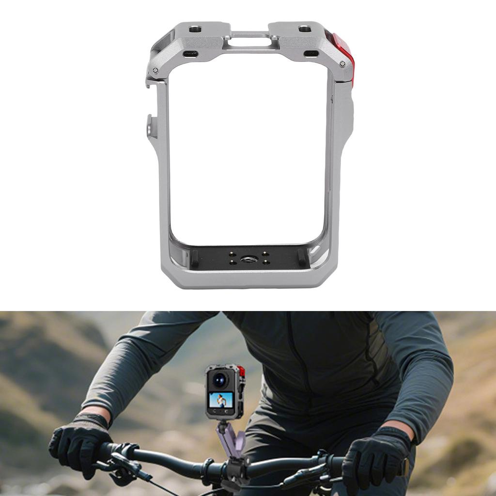 Camera Expansion Cage Fit for   360 Cold Shoe and 1/4 Screw Port Camera Protective Frame Bezel