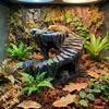 Non-Toxic Artificial Rock Cave Sturdy Reptile Hiding Cave Shelter Cave  Terrarium Decor