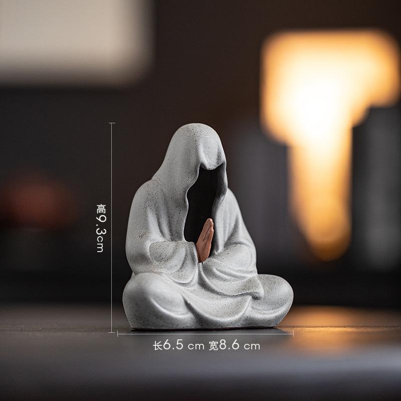 

Прикраси Будди в стилі Дзен, керамічні статуетки, креативний дім, прикраса кабінету, чайна церемонія, прикраса стільниці