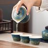 Jialang Portable Japanese Ceramic Travel Tea Set