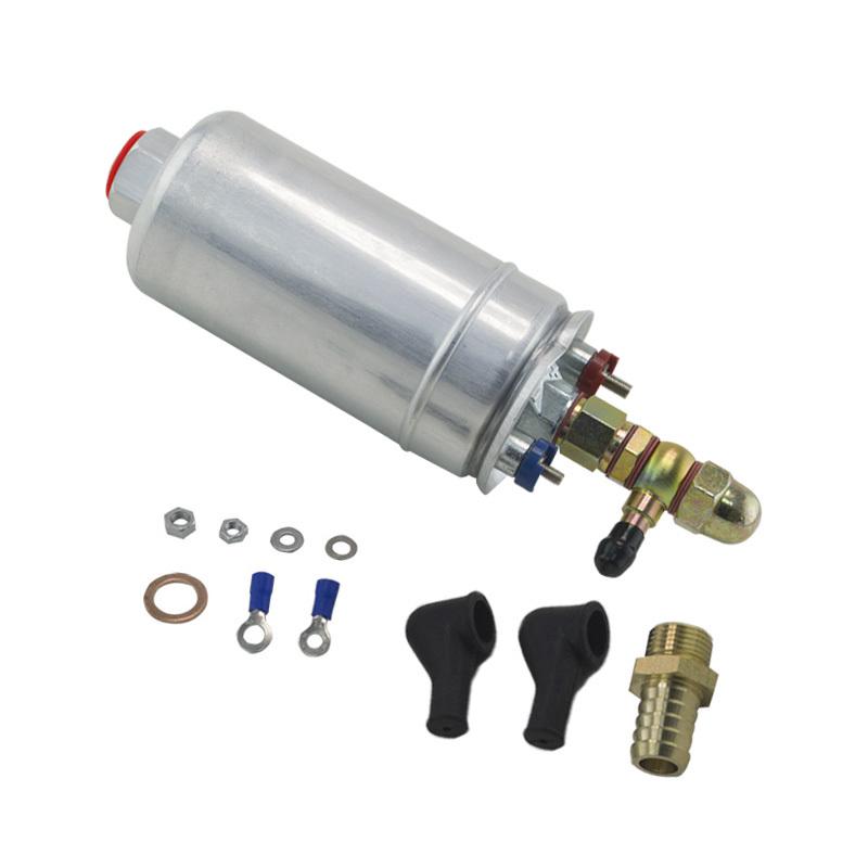 External Fuel Pump 0580 254 044  FUEL PUMP WITH BANJO FITTING KIT HOSE ADAPTOR UNION 8MM OUTLET TAIL PQY-FPB044R