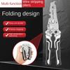 Wear-Resistant Wire Crimper Crimper Cable Cutter Cable Stripper  Household