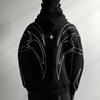 Sudadera con capucha holgada de moda para hombre y mujer con estampado personalizado callejero Y2K europeo y americano
