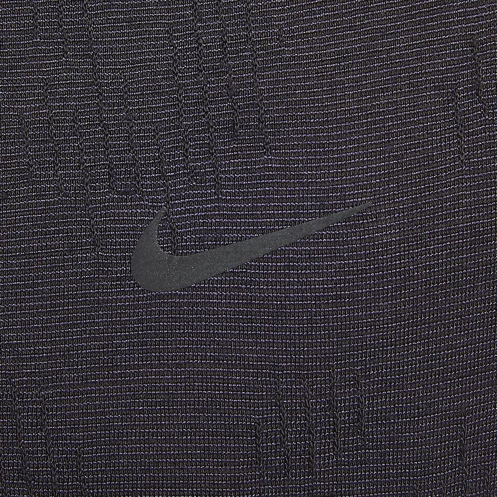 Nike Therma-Fit Adv Running Division Jednofarebné Módne Mäkké Teplé Tričko s Dlhým Rukávom Pánske Vrchné Oblečenie Tmavofialové FZ1126-573