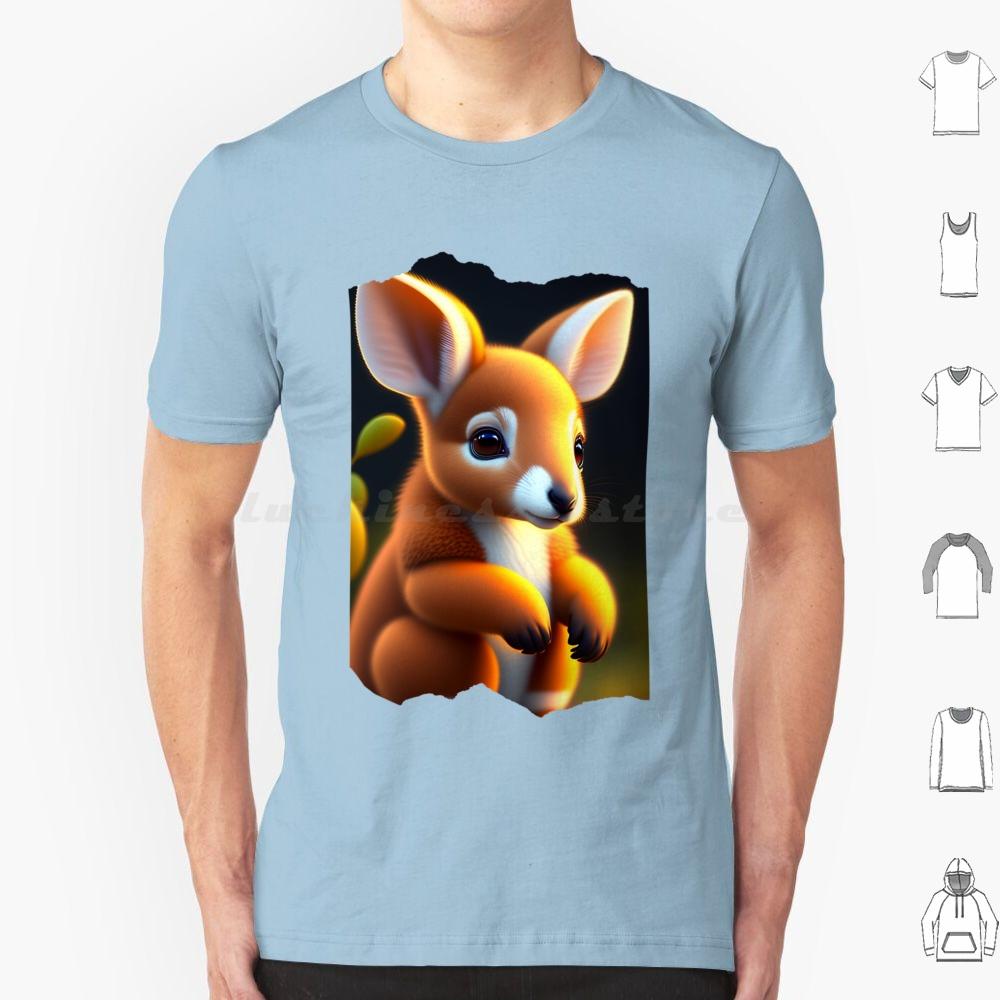 Cute Animals  Animal  Animals  Legendary Animals  Cute Kango T Shirt 6xl Cotton Cool Tee Animals Cute Animal Legendary Kango