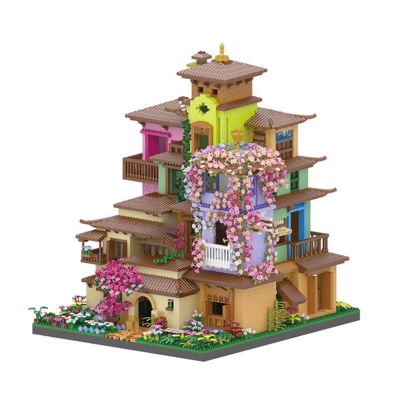 Non-Toxic 6180Pcs Building Blocks City Street View Magic House Castle Countryside Micro Assembly Children'S Toys For Kids Christmas Gifts