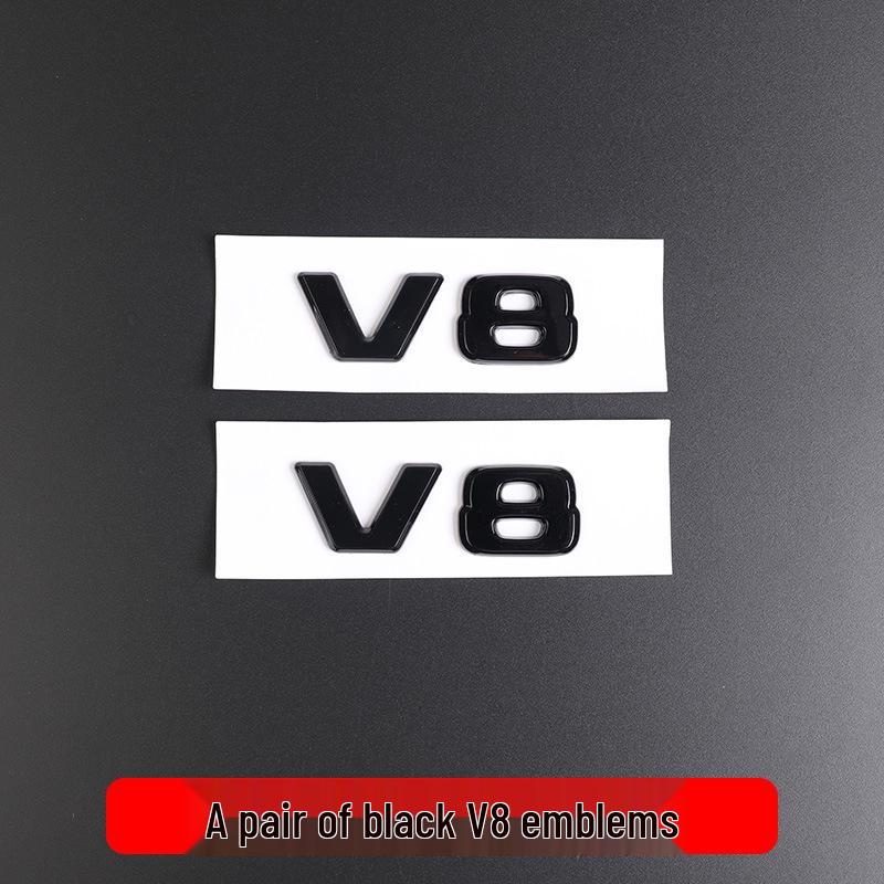 Compatible with Mercedes G63 Rear Emblem & V8 BITURBO AMG Side Sticker.