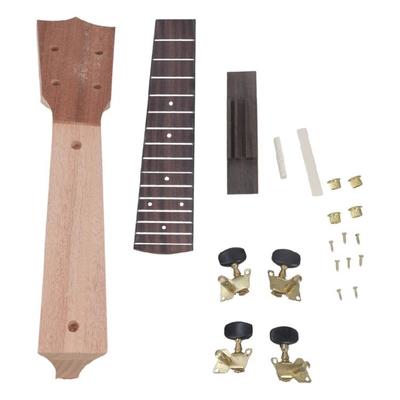 Hmatník a krk ukulele Příslušenství pro ukulele Potřeby pro ukulele, 1 sada Náhradní krk s hmatníkem pro ukulele Díly pro ukulele