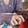 Fashion Irregular Ring Freshwater Pearl Beads Rings For Women Birthday Gift