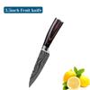 3PCS Kitchen Knives Set Damascus Chef Knife Professional Boning Knife Japanese Santoku Meat Cleaver Knife Kitchen Supplies