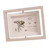 Double Sided Photo Frame 6 Inches Multiple Angles View 360 Degree Rotating Frame For Easy Photo Switching And Styling