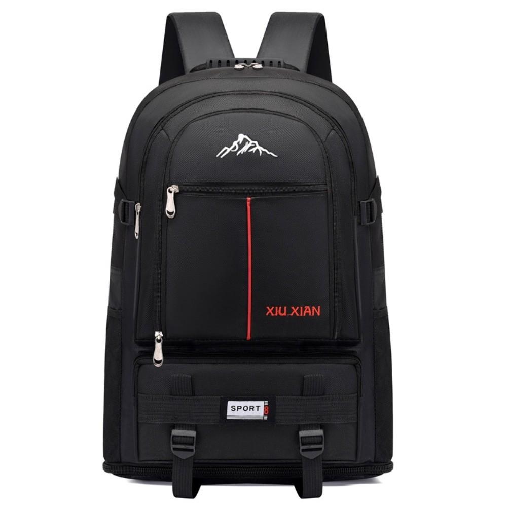 

Large Capacity Hiking Backpack Waterproof Lightweight Camping Bag Oxford Material Storage Outdoor Mountaineering Backpack Travel красный