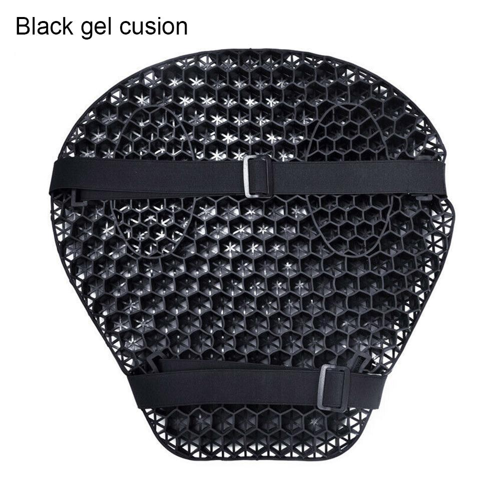 Motorcycle Honeycomb Gel Seat Cushion 3D Mesh Fabric Comfort Autobike Decompression Cover Shock Absorbing Relief Cushions