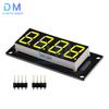 TM1637 LED Display Module for Arduino 4 Digit 7 Segment 0.56 inch Time Clock Indicator Tube Module Red Blue Green Yellow White