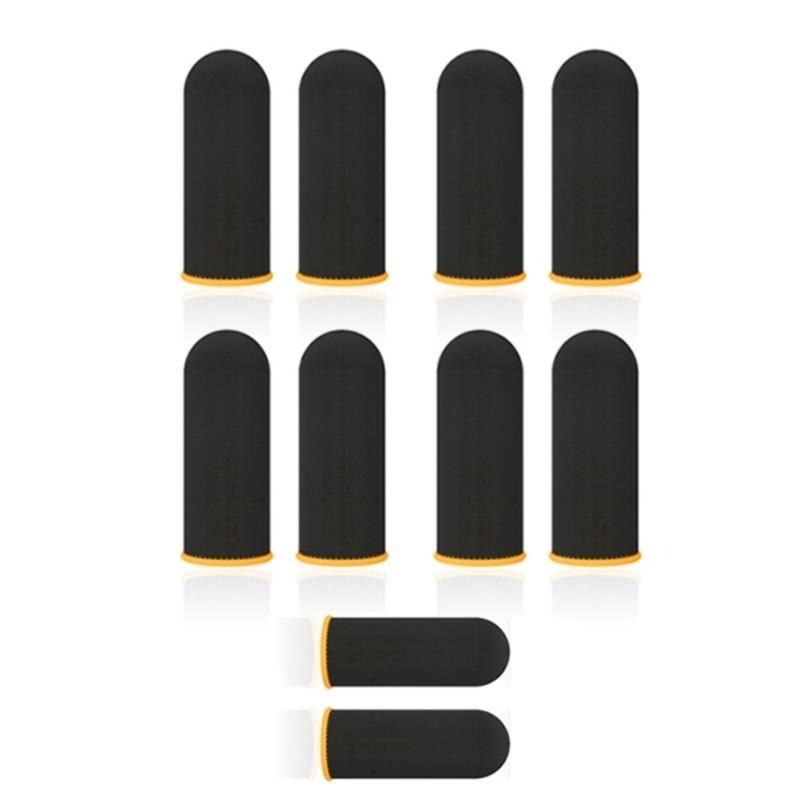 5 Pairs Finger Sleeves Thumb Fingertip Cover Breathable Anti Slip Finger Gloves for Mobile Games Sweatproof Thumb Sleeve