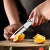 Outdoor Folding Knife Fruit Knife Stainless Steel Camping Knife Mini Mechanical Folding Knife Keychain Carrying Pocket Knife