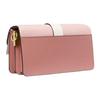 Michael Kors Mk Greenwich Letter Logo Buckle Flap Color Block Shoulder Bag Women Shoulder Bag Rose-Pink 30S2GGRL2L-990