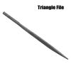 3 Types 1pc Industrial Steel Files Set Flat/Round/Triangle For Metalworking Woodworking Steel Rasp File Air File Saw Accessories