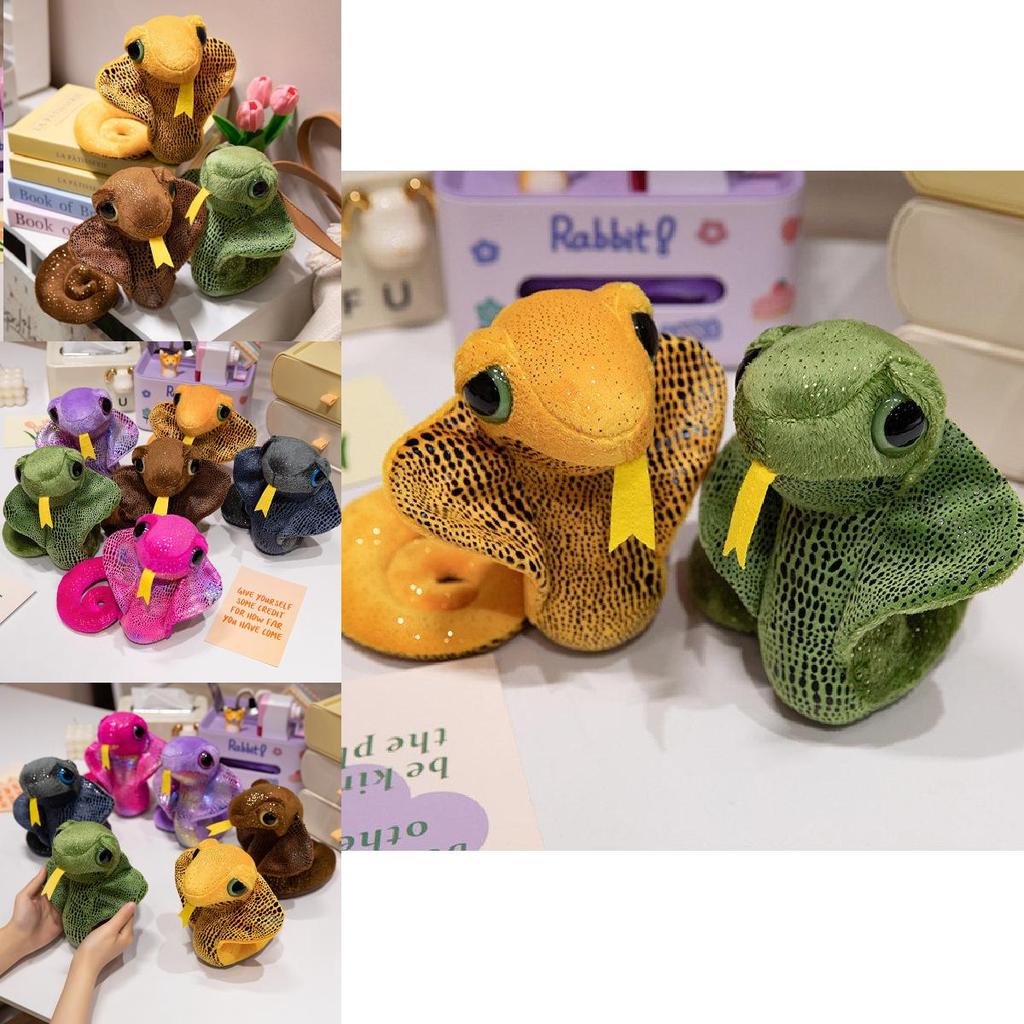 Adorable Plush Snake Doll Soft And Cuddly Serpent Toy For Kids In Various Colors