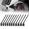 Square Hole Connector Hex Socket 360 Degree Rotatable Black
