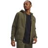 Mens Fleece Taped Sleeve Full Zip Hoodie