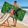 Bing Print Beach Towel, Large Soft Quick Dry Towel for Beach Camping Swimming