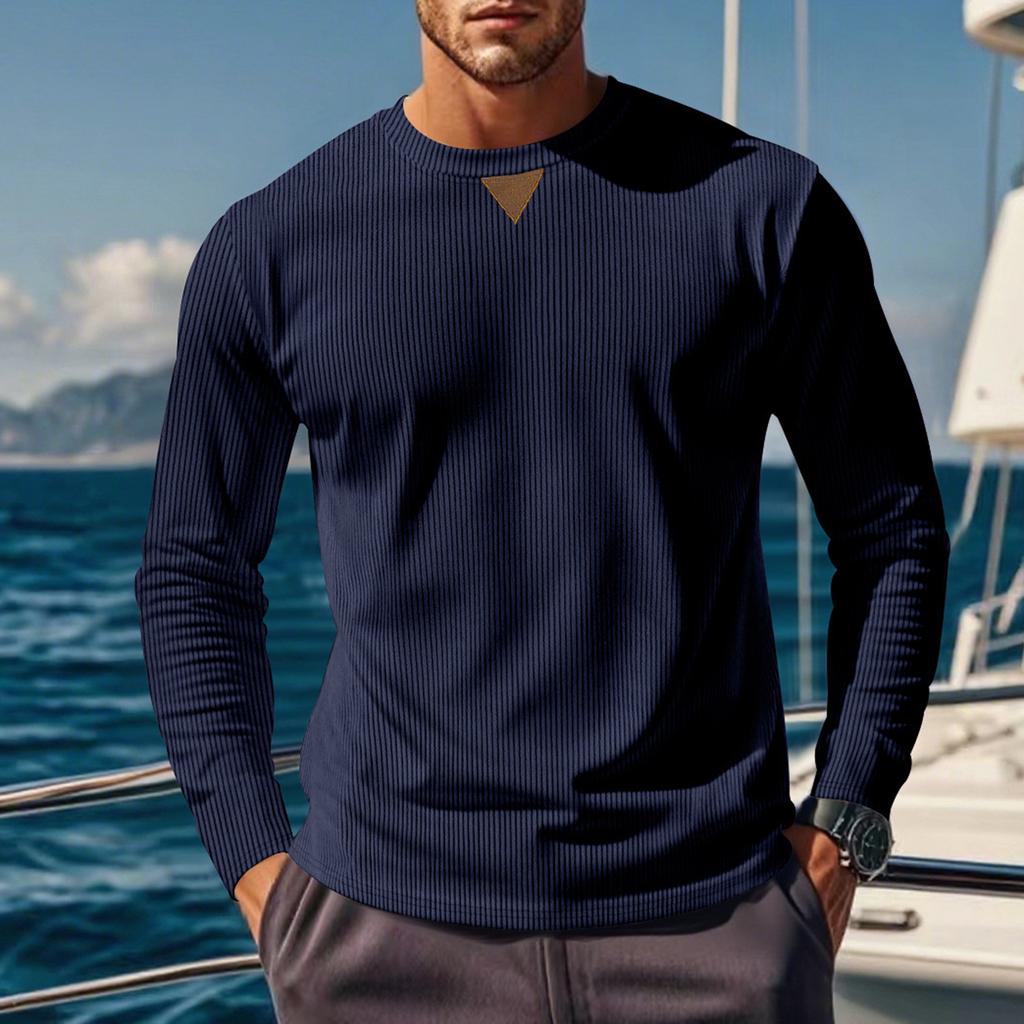 Herre Casual Vattert Komfortabel Streetwear Pullover Lett Trendy