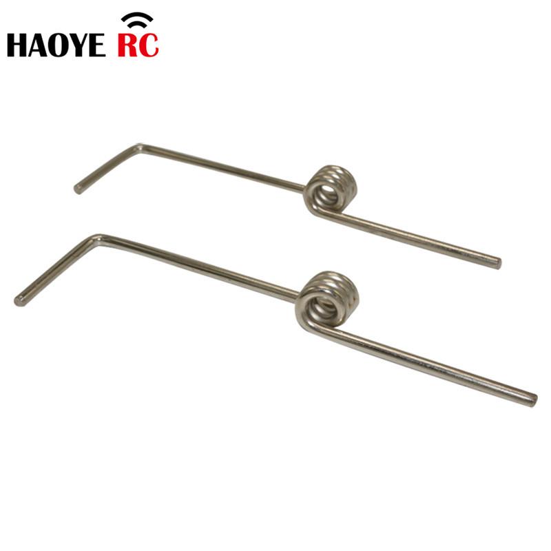Haoye 5 Pcs Dia 4mm Length 145mm Metal Springs Rod Landing Gear Front Wheel For RC Airplane Model Parts Accessory