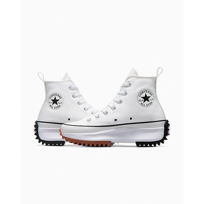 Converse Run Star Hike joggesko med plattform, Hvit, Dame