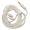 Silver Plated Copper Headphone Cable Replacement 8 Stranded Braiding Headphone Sound Cable for