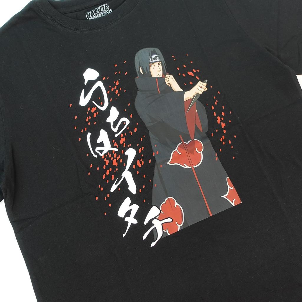 FinePlus Short Sleeve Naruto Shippuden T-Shirt, Uchiha Itachi Character Merchandise
