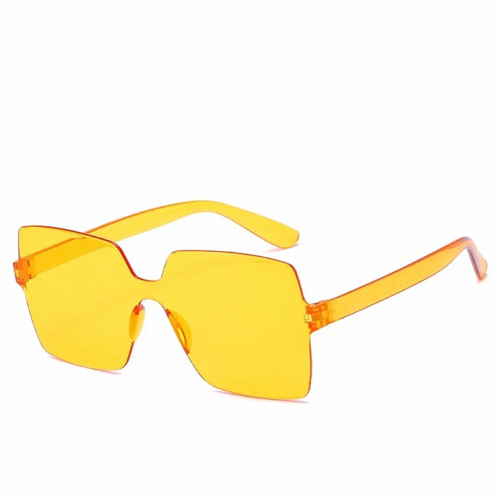 Fashionable Rimless Ocean Color Sunglasses For Women And Men With  Uv400 Glasses