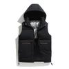 2025 Down Cotton Vest Men's Autumn and Winter Casual Vest Vest Vest Winter Warm Vest Large Size Thickened Trendy Jacket