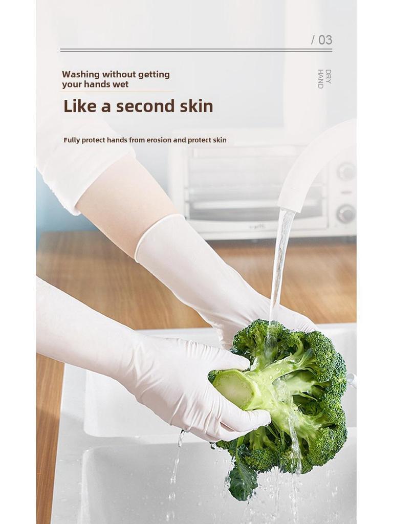 Thickened Disposable Nitrile Latex PVC Gloves: Edible-Grade Protection for Beauty, Kitchen, and Catering Use