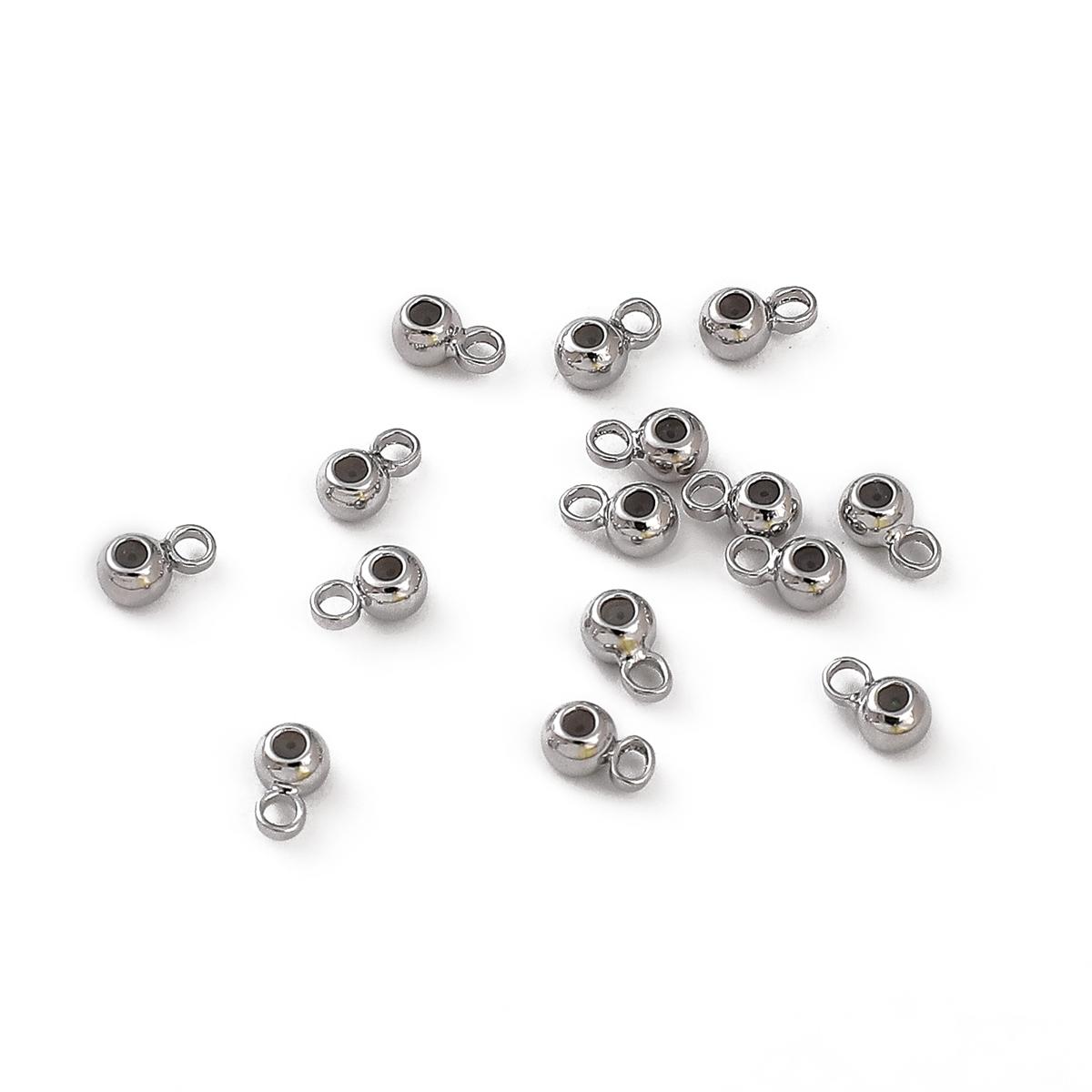 

Медные подвесные силиконовые бусины для изготовления ювелирных изделий своими руками, аксессуары для рукоделия 3mm роман серебряный