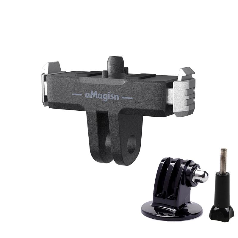 Magnetic Quick Release Base for GoPro Hero 13 Plastic Extension Mount Adapter Holder Bracket for Go Pro Hero 13 Black Accessorie