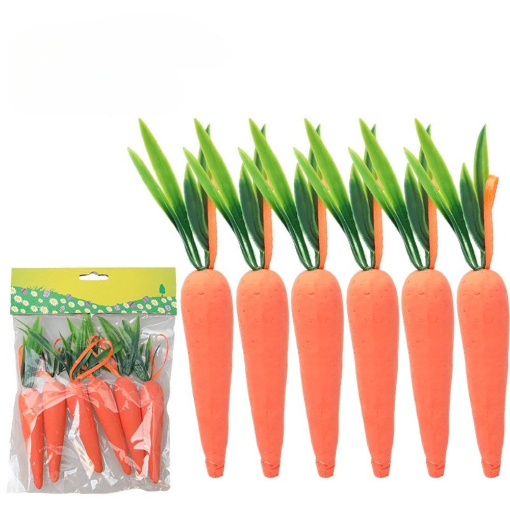 Easter Carrots, Colored Foam, Radish Decoration, Rabbit Pendant, Kindergarten Decoration Pendant